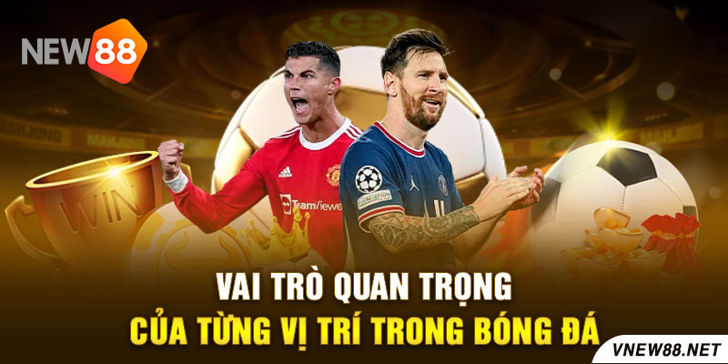 Vai trò quan trọng của từng vị trí trong bóng đá