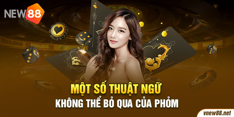 Một số thuật ngữ không thể bỏ qua của Phỏm