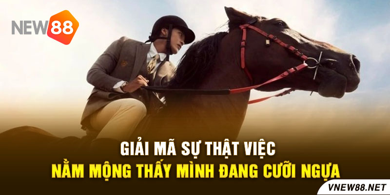 Giải mã sự thật việc nằm mộng thấy mình đang cưỡi ngựa